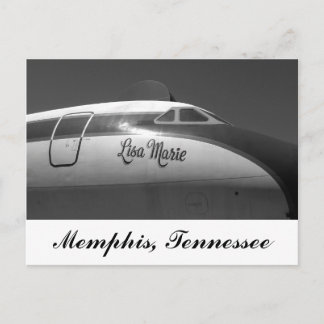 Carte Postale Lisa Marie Avion Memphis Tennessee