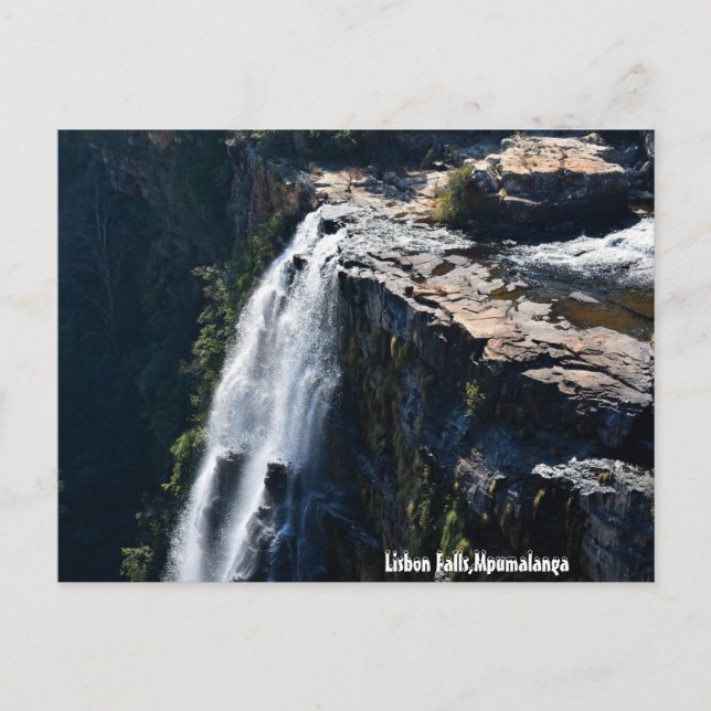 Carte Postale Lisbonne Falls, Mpumalanga (Devant)