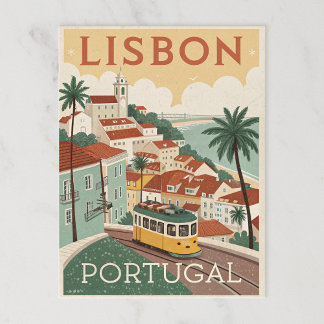 Carte Postale Lisbonne, PORTUGAL