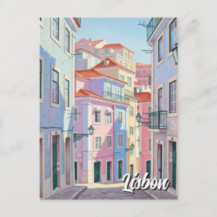 Carte Postale Lisbonne Portugal Panthéon Alfama Pastel