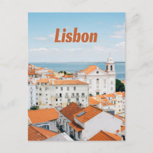 Carte Postale Lisbonne Portugal Plages de l'Atlantique Toits rou
