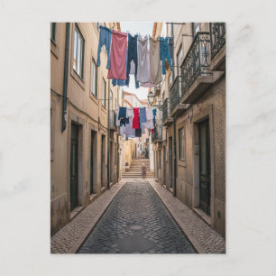 Carte Postale Lisbonne Portugal Rue Alfama Voyage