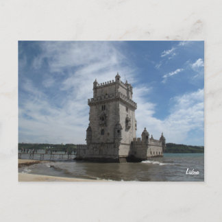 Carte postale Lisbonne-Torre de Belem