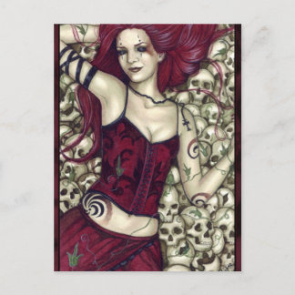 Carte postale Lit de crâne