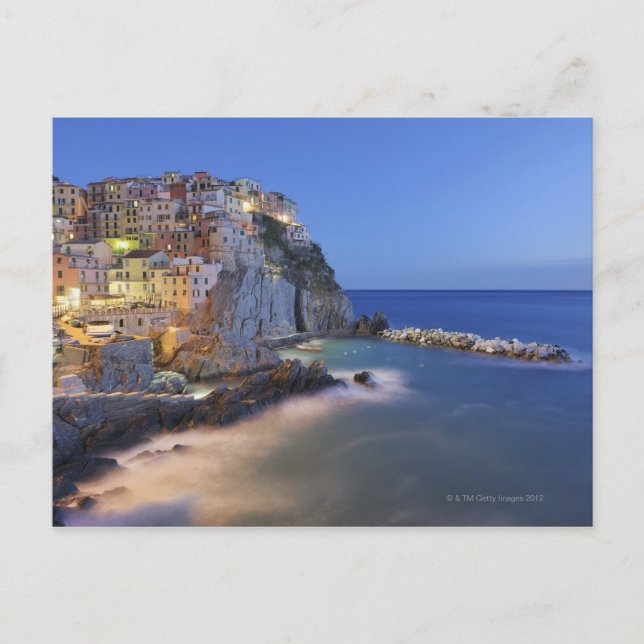 Carte Postale L'Italie, Cinque Terre, province de Spezia de La, (Devant)