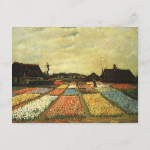 Carte Postale Lits à fleurs en Hollande