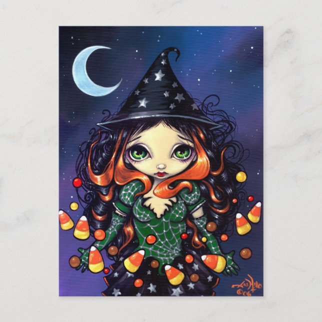 Carte postale "Little Candy Witch" (Devant)