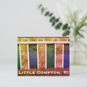 Carte Postale Little Compton, Locker Summer Beach du R.I. (LC)