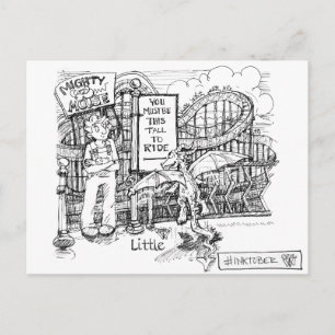 Carte Postale Little Dragon au Theme Park