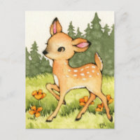 Little Fawn - Cute Deer Art