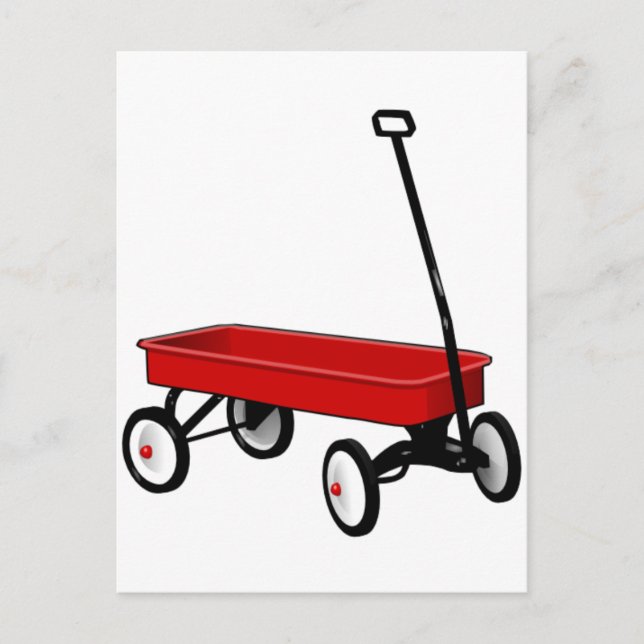 Carte Postale Little Red Wagon (Devant)