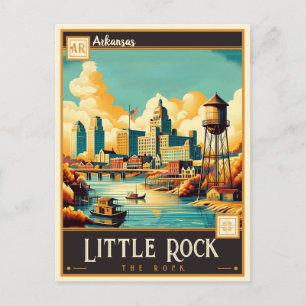 Carte Postale Little Rock, Arkansas Vintage