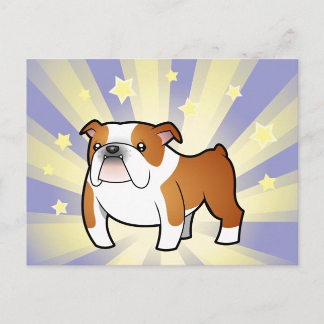 Carte Postale Little Star Bulldog (Devant)