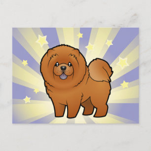 Carte Postale Little Star Chow Chow