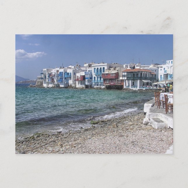 Carte postale Little Venice Mykonos (Devant)