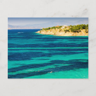 Carte Postale Littoral de l'île d'Égine, Grèce