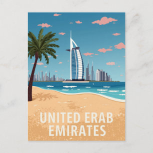 Carte Postale Littoral des Émirats arabes unis