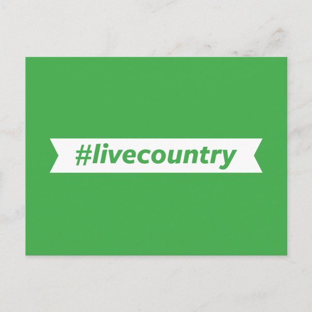 Carte Postale #LiveCountry (Devant)