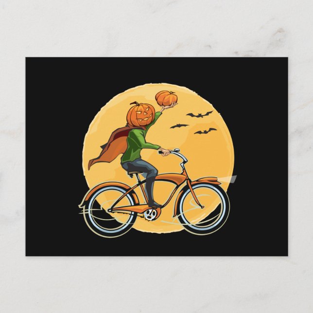 Carte Postale Livraison citrouille (Devant)