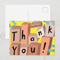 Livraisons de colis de commande de livraison Merci