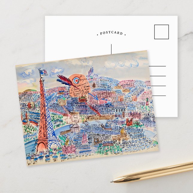 Carte Postale Livre d’or de Marianne | Raoul Dufy (Créateur téléchargé)