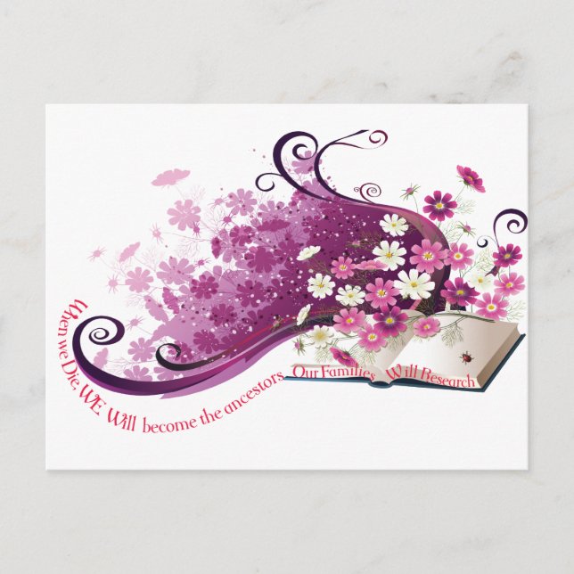 Carte Postale Livre d'ancêtres (Devant)