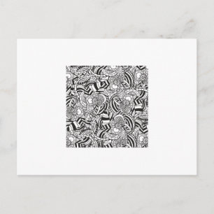 Carte Postale Livre de coloriage pour adultes