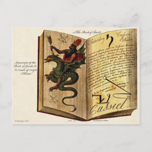 Carte postale Livre d'esprits