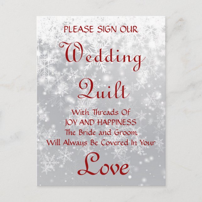 Carte Postale Livre d'or Quilt (Devant)