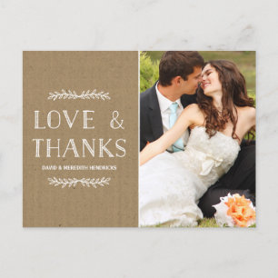 Carte Postale Livre Laurel Kraft   Merci photo