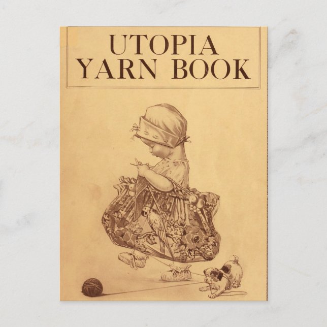 Carte Postale Livre Utopia Yarn (Devant)