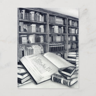 Carte postale Livres