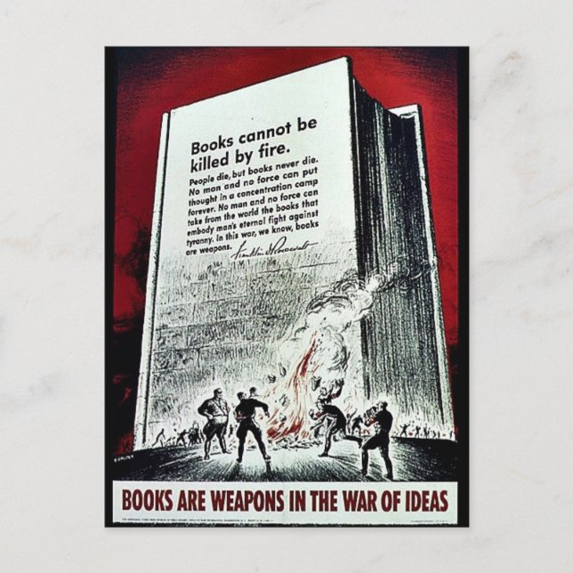 Carte Postale Livres de 2ème guerre mondiale (Devant)