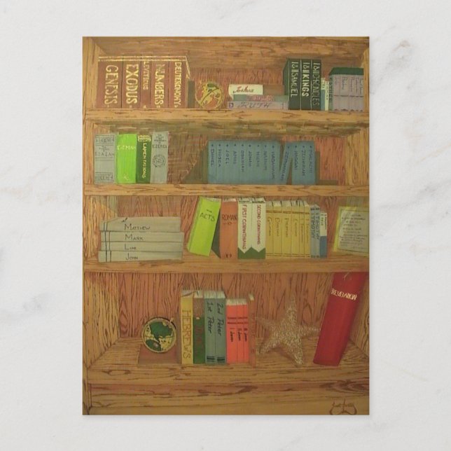 Carte Postale Livres de la Bible (Devant)