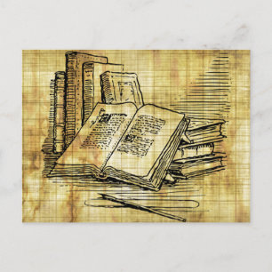 Carte Postale Livres vintages