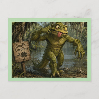 Carte Postale Lizardman de Caroline du Sud