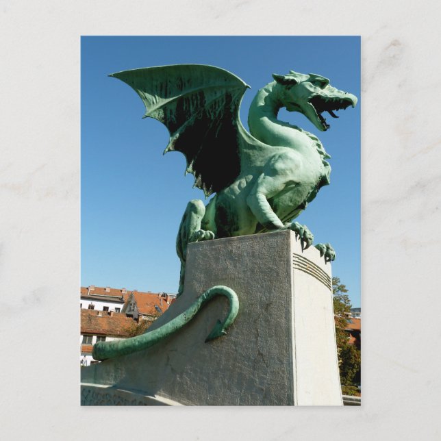 Carte Postale Ljubljana Dragon (Devant)