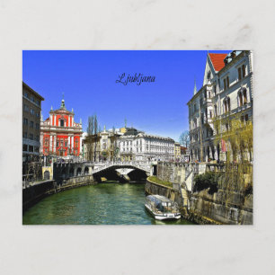 Carte Postale Ljubljana, Slovénie