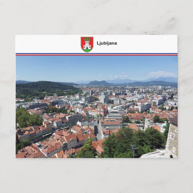Carte Postale Ljubljana - Slovénie (Devant)