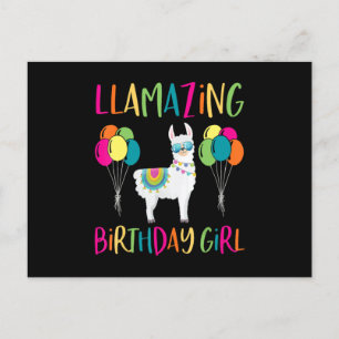 Carte Postale Llama Party Alpaca
