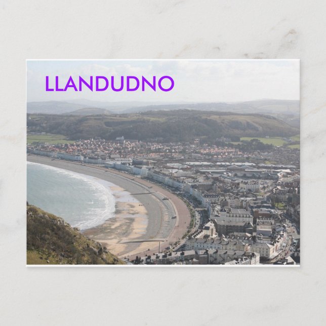 CARTE POSTALE LLANDUDNO (Devant)