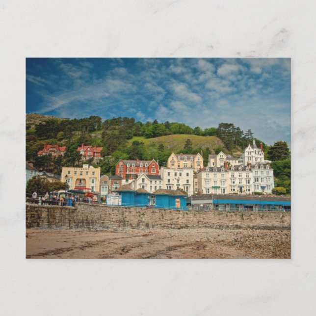 Carte Postale Llandudno North Wales Seaside (Devant)