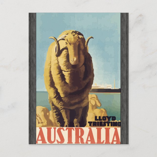 Carte Postale Lloyd Triesting Australie, Vintage (Devant)