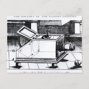 Carte Postale L'obscurité de la caméra de la boîte à réflexe