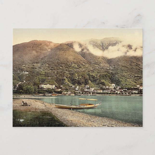 Carte Postale Locarno, vue sur le lac, Tessin, Suisse vin (Devant)