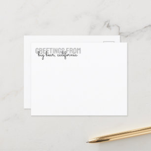 Carte Postale Location Cabine Vacances Vacances à Pin de Montagn