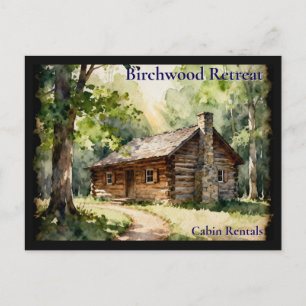 Carte Postale Location de vacances Log Cabin Vignette