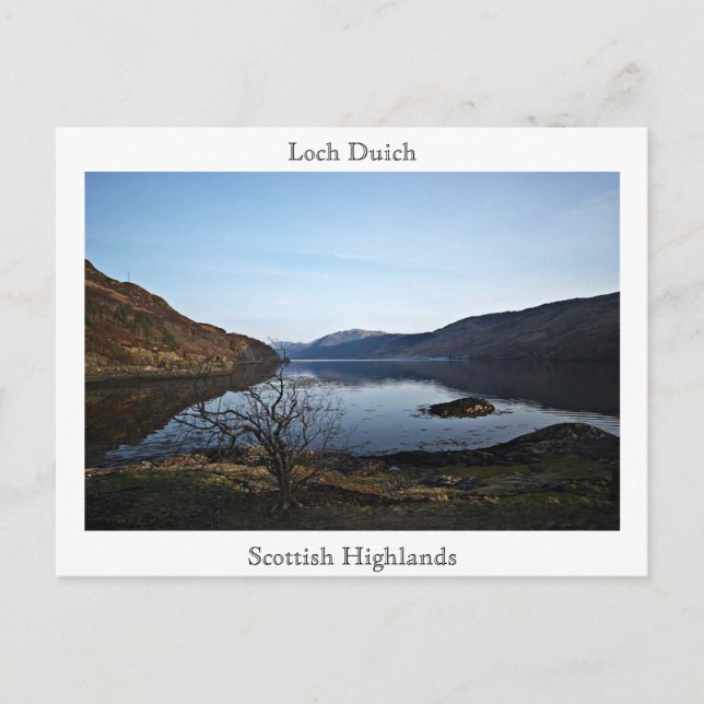 Carte Postale Loch Duich, Scottish... (Devant)