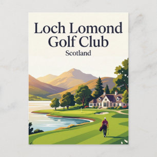 Carte Postale Loch Lomond Golf Club, Écosse