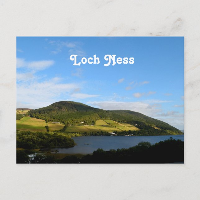 Carte Postale Loch Ness en Écosse (Devant)